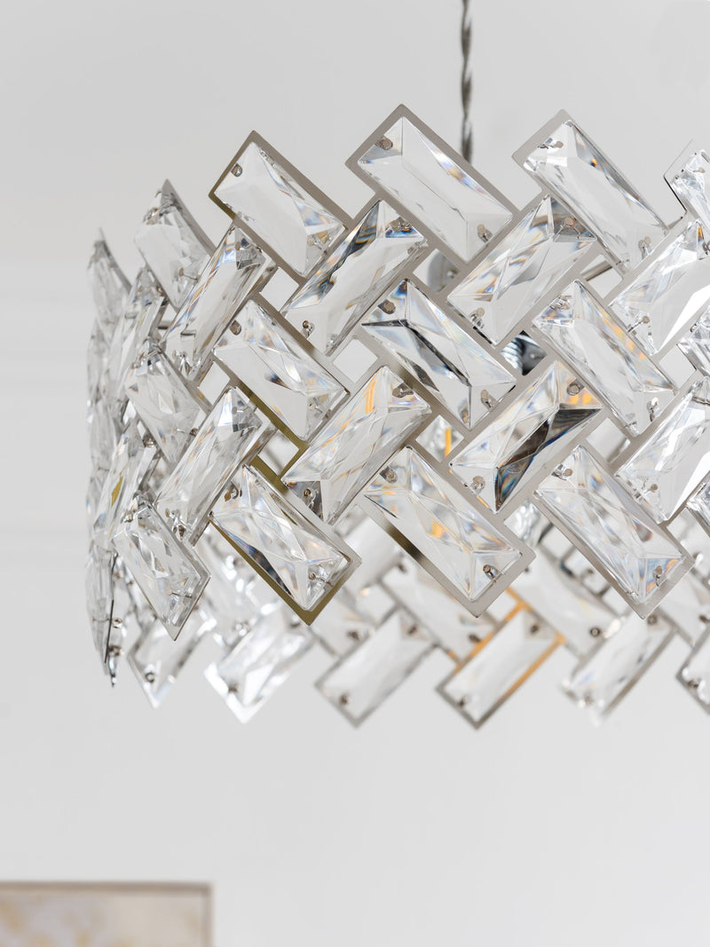 Next Clear Wentworth Easy Fit pendant lamp shade, imported from the UK