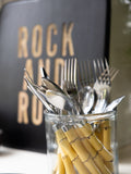 Rockett St George bamboo effect 16 piece cutlery set, imported from the UK