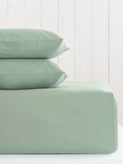 Drap-housse de lit extensible extra profond mi-coton vert sauge Next - Achetez en ligne sur McGrocer
