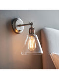 Gallery Home Hamilton Clear Shade wall light (British brand)