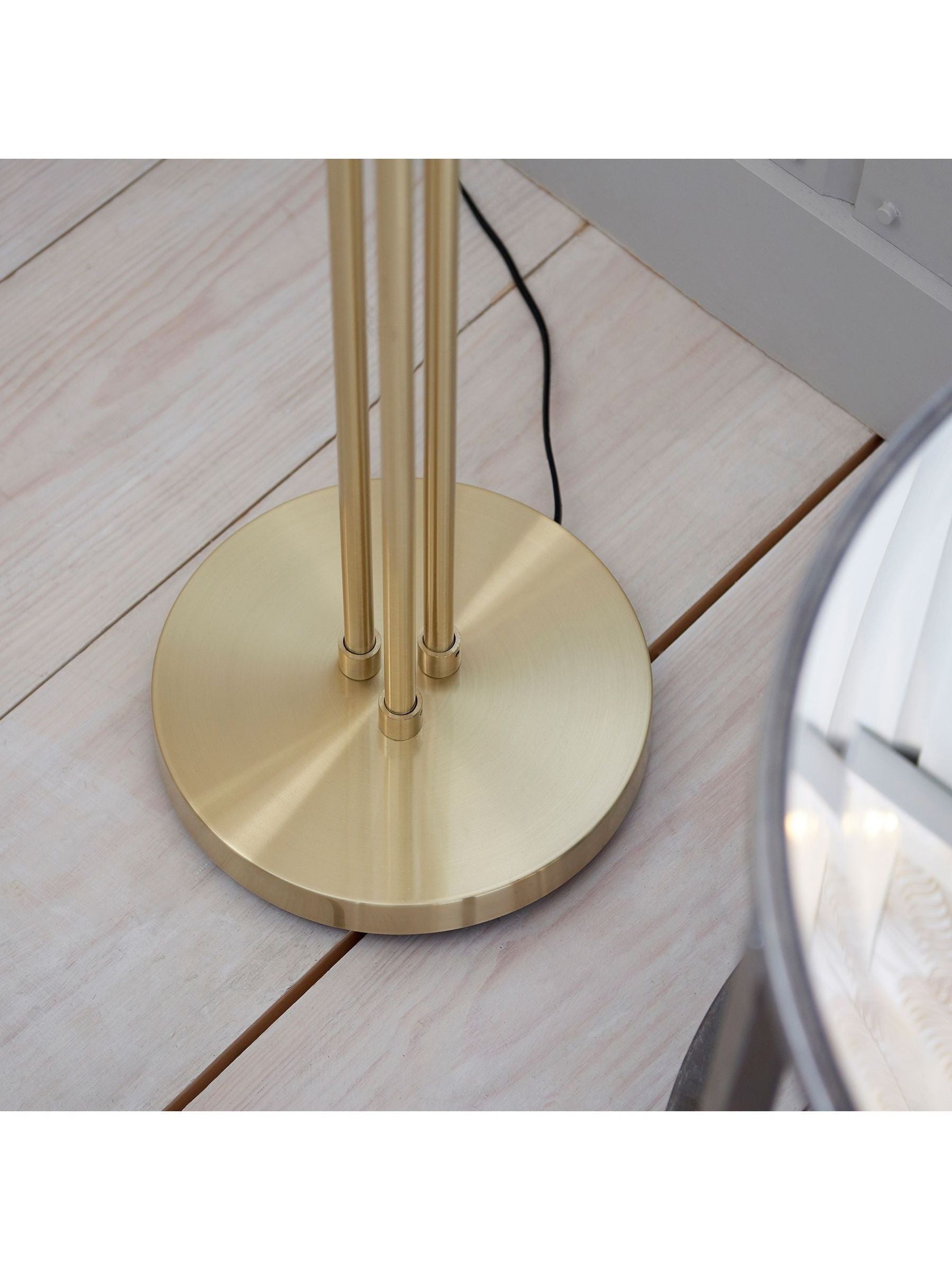 Gallery Home Gold Dilan floor lamp 162cm, imported from the UK