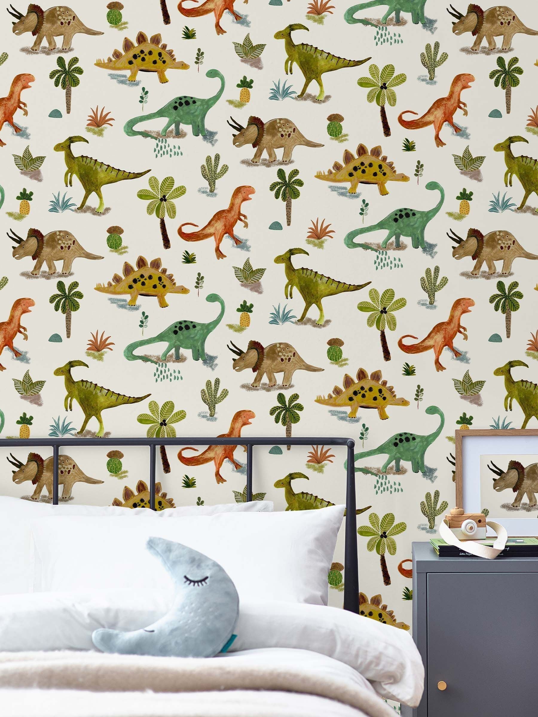 Dinosaur wallpaper sample A4, UK version
