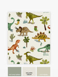 Dinosaur wallpaper sample A4, UK version