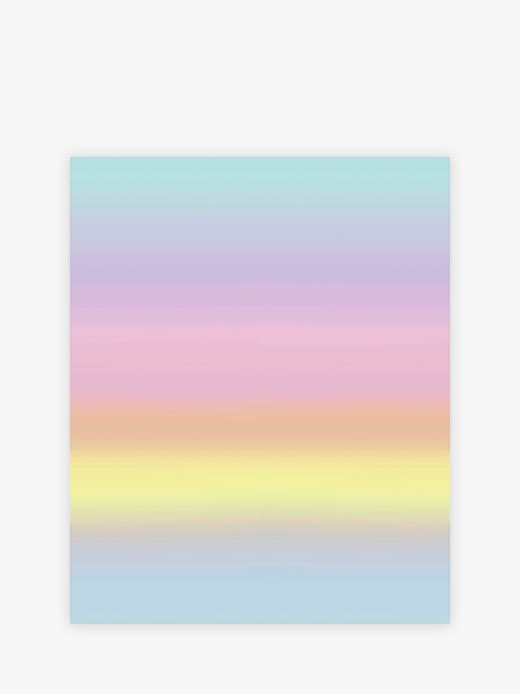 Pink rainbow ombre wallpaper sample A4 size - British product