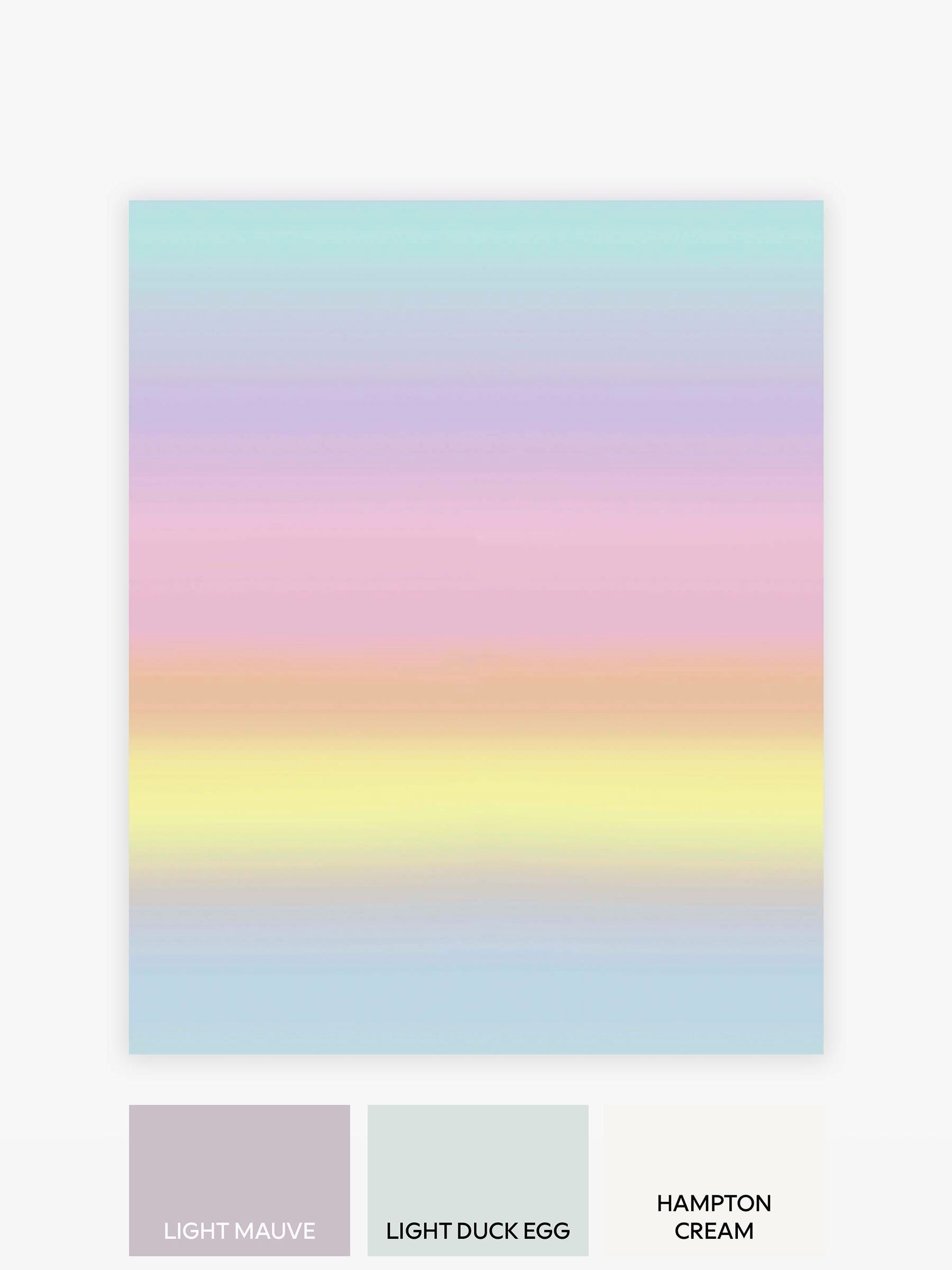 Pink rainbow ombre wallpaper sample A4 size - British product