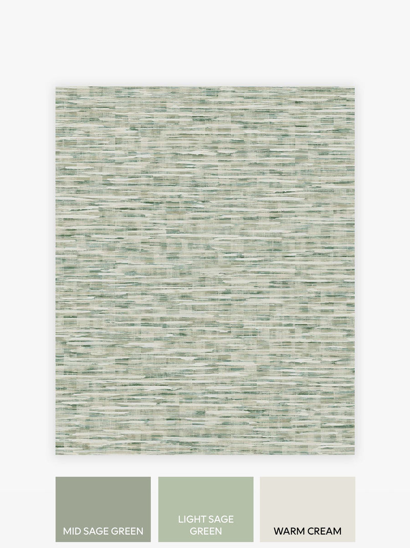 Green watercolour abstract wallpaper sample A4 (British brand)