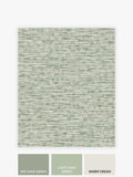Green watercolour abstract wallpaper sample A4 (British brand)