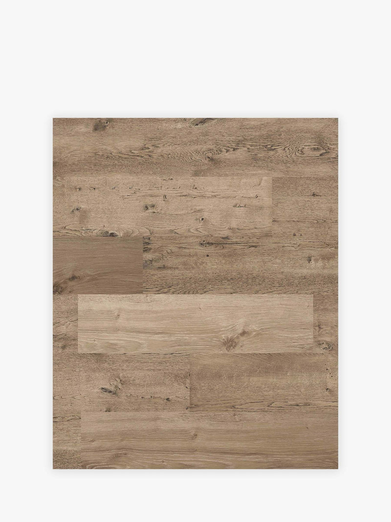 Light natural Bronx wood effect wallpaper sample A4, imported from the UK