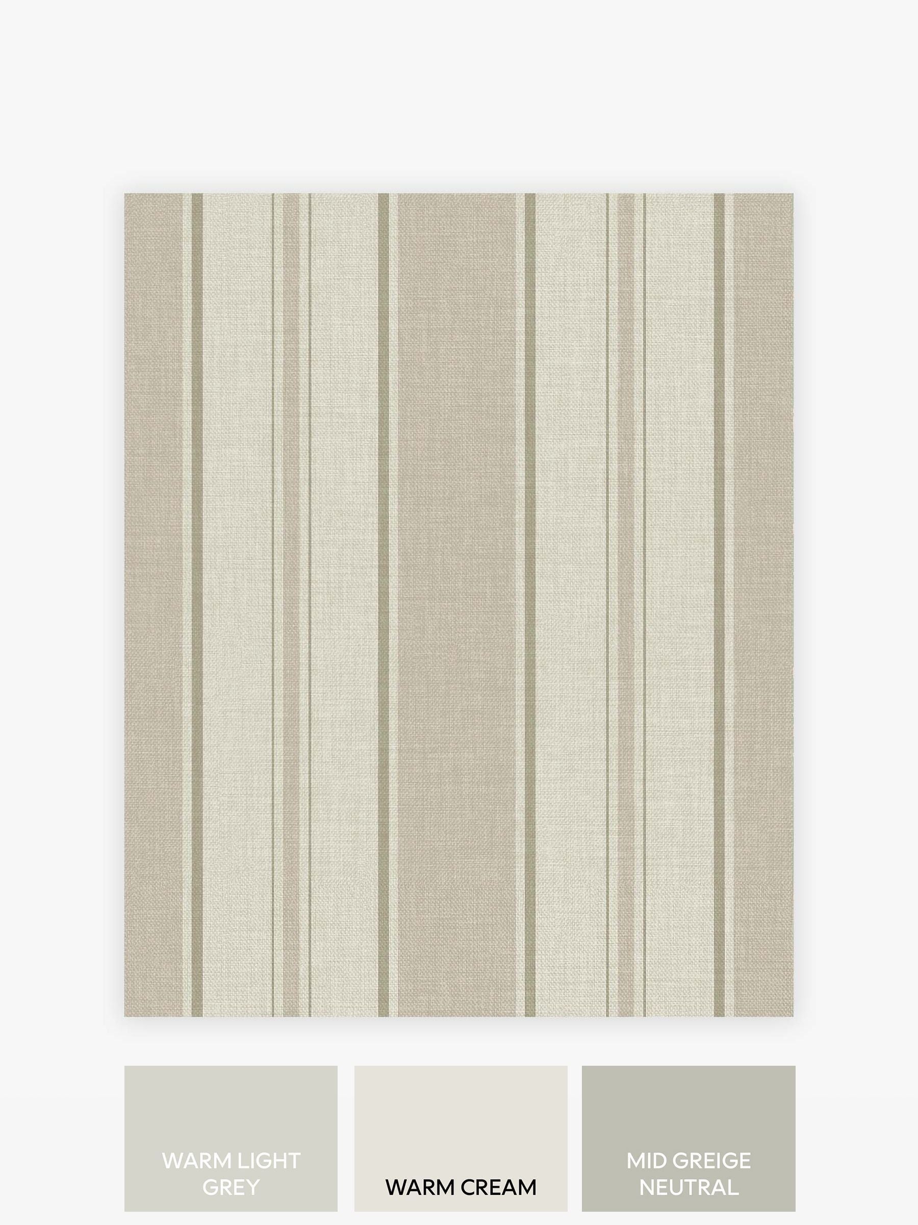 Natural Bold Country Stripe A4 Wallpaper Sample