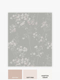 Pink Country Leaves A4 wallpaper sample, imported from the UK