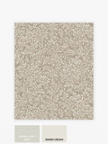 Ditsy leaf A4 wallpaper sample in sage green - British product
