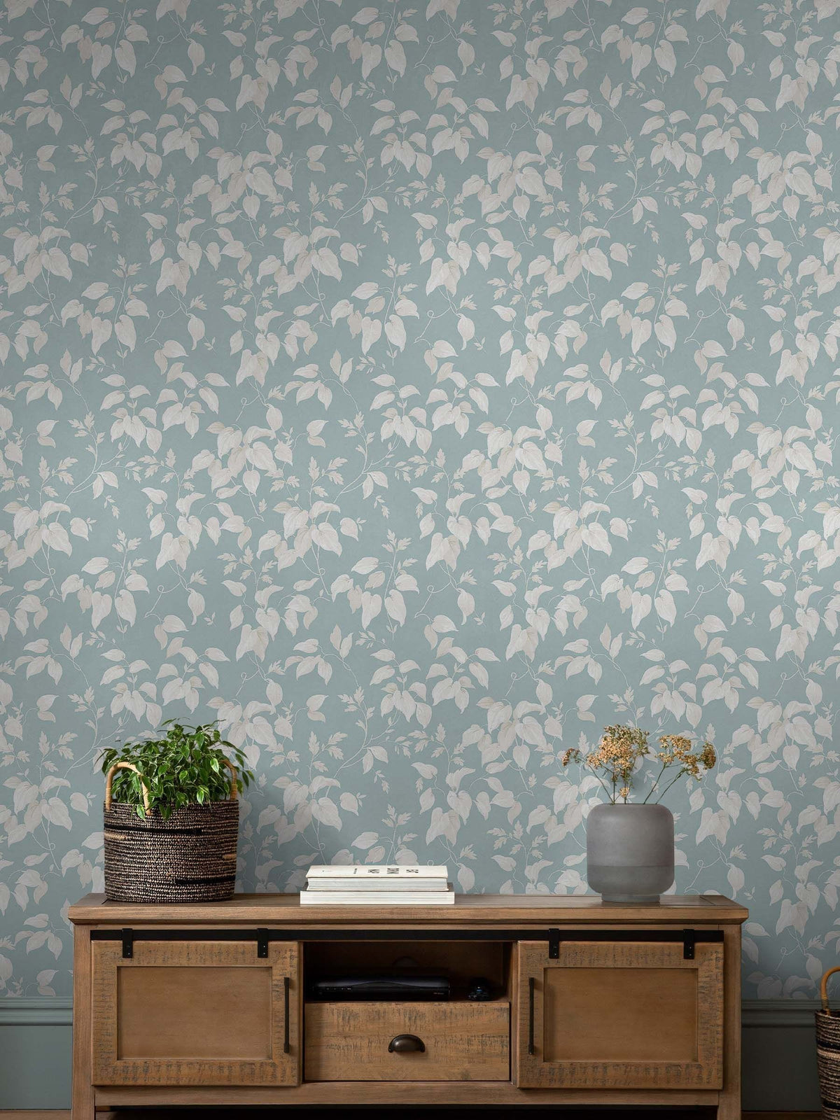 Blue Next Country Flowers A4 Wallpaper Sample