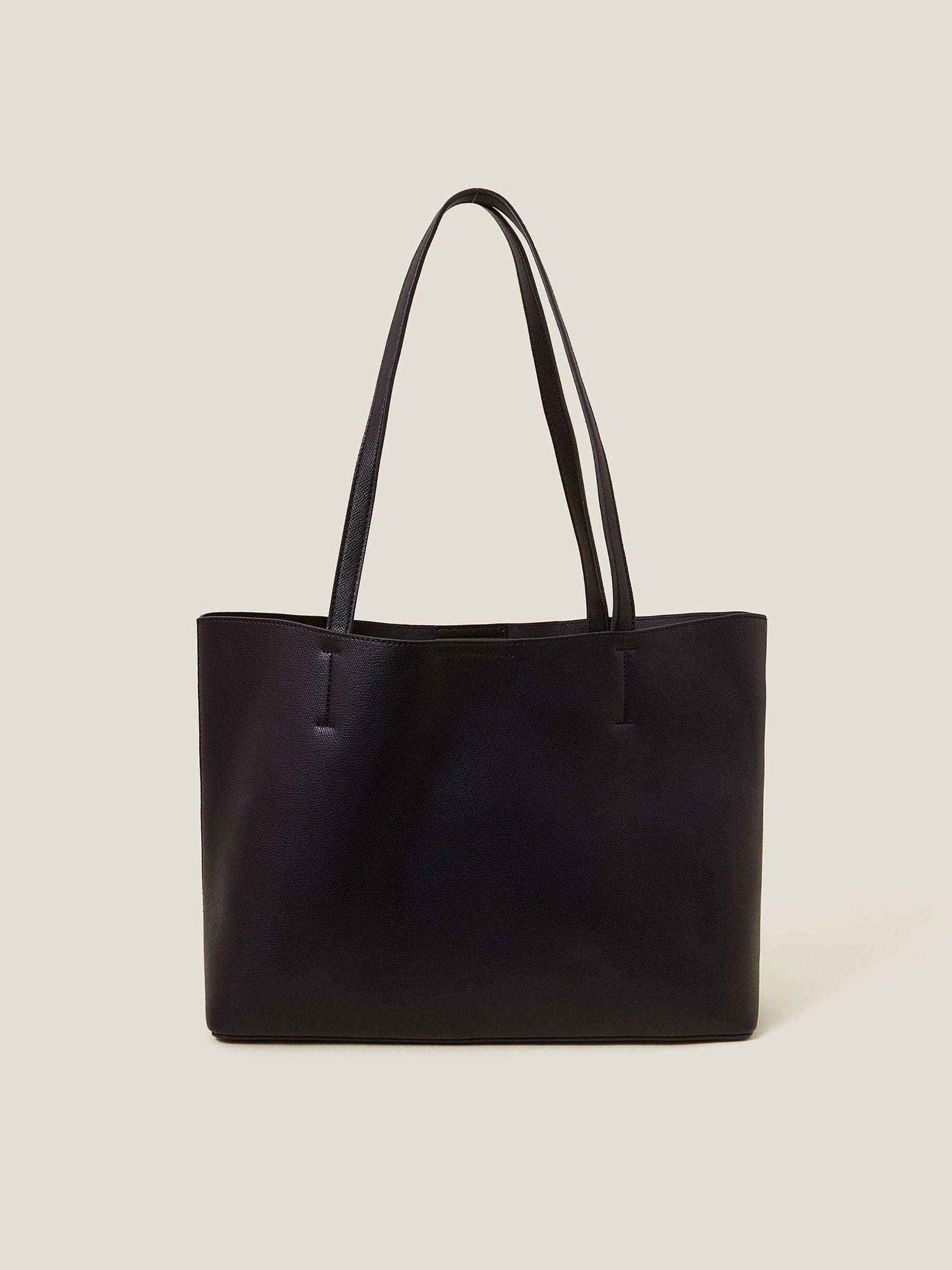 Accessorize black Leo tote bag 43cm width British product