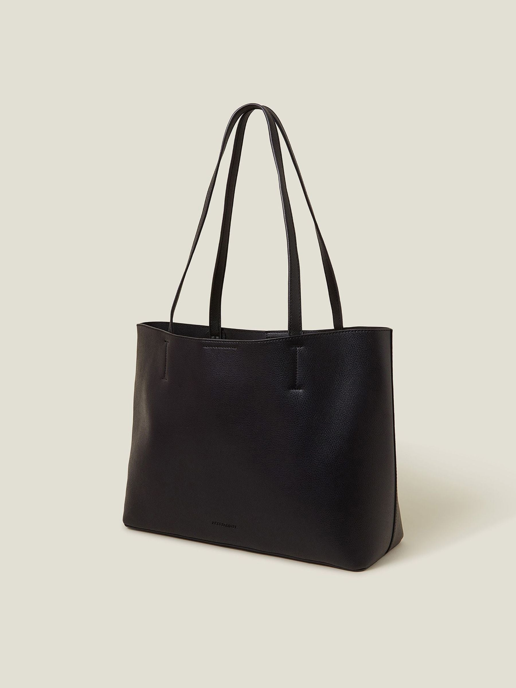 Accessorize black Leo tote bag 43cm width British product
