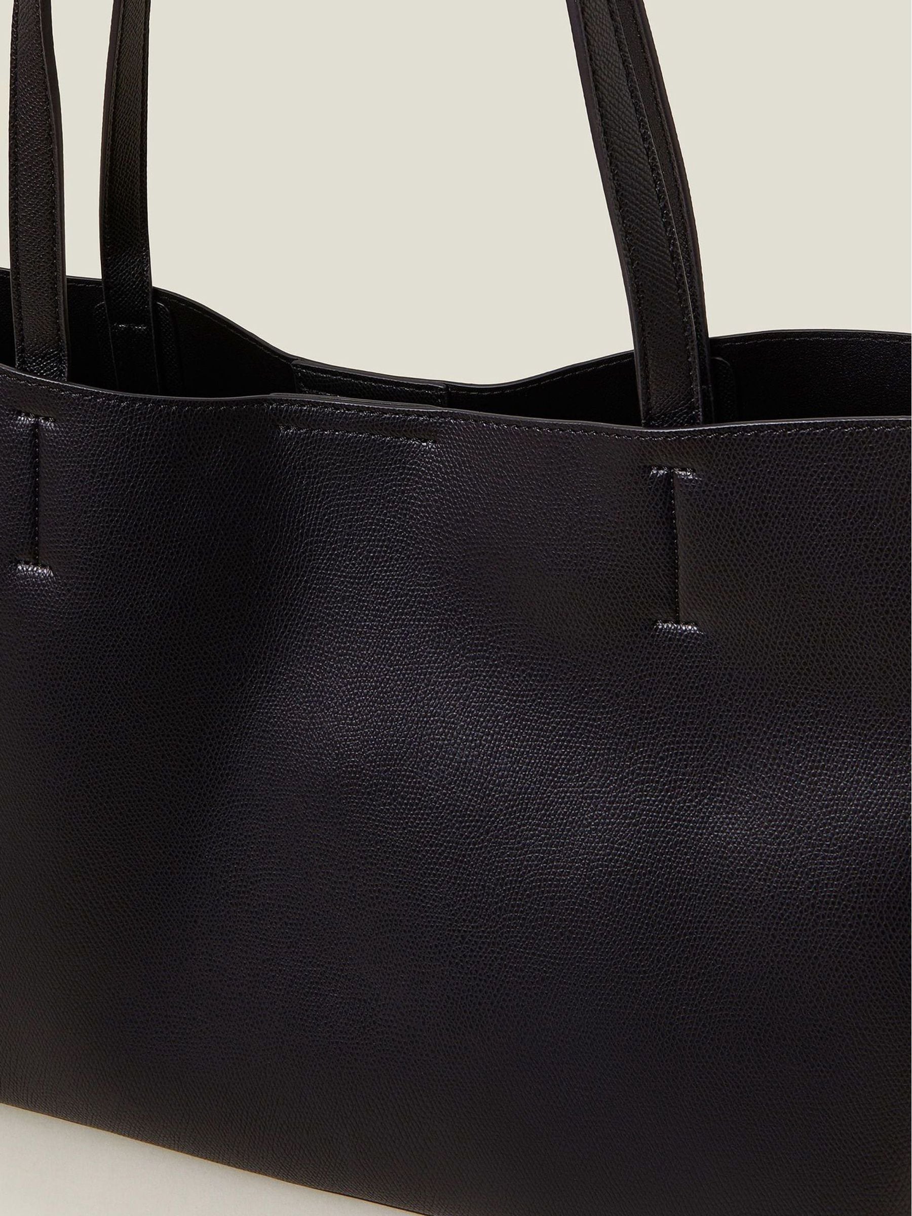 Accessorize black Leo tote bag 43cm width British product