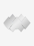 Clear Dakota diamond statement wall mirror - imported from the UK