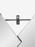 Clear Dakota diamond statement wall mirror - imported from the UK
