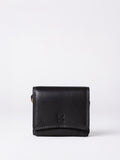 Lakeland Leather Cranberry Small Leather Flapover Purse