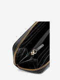 Whistles black long shiny croc effect purse, imported from the UK