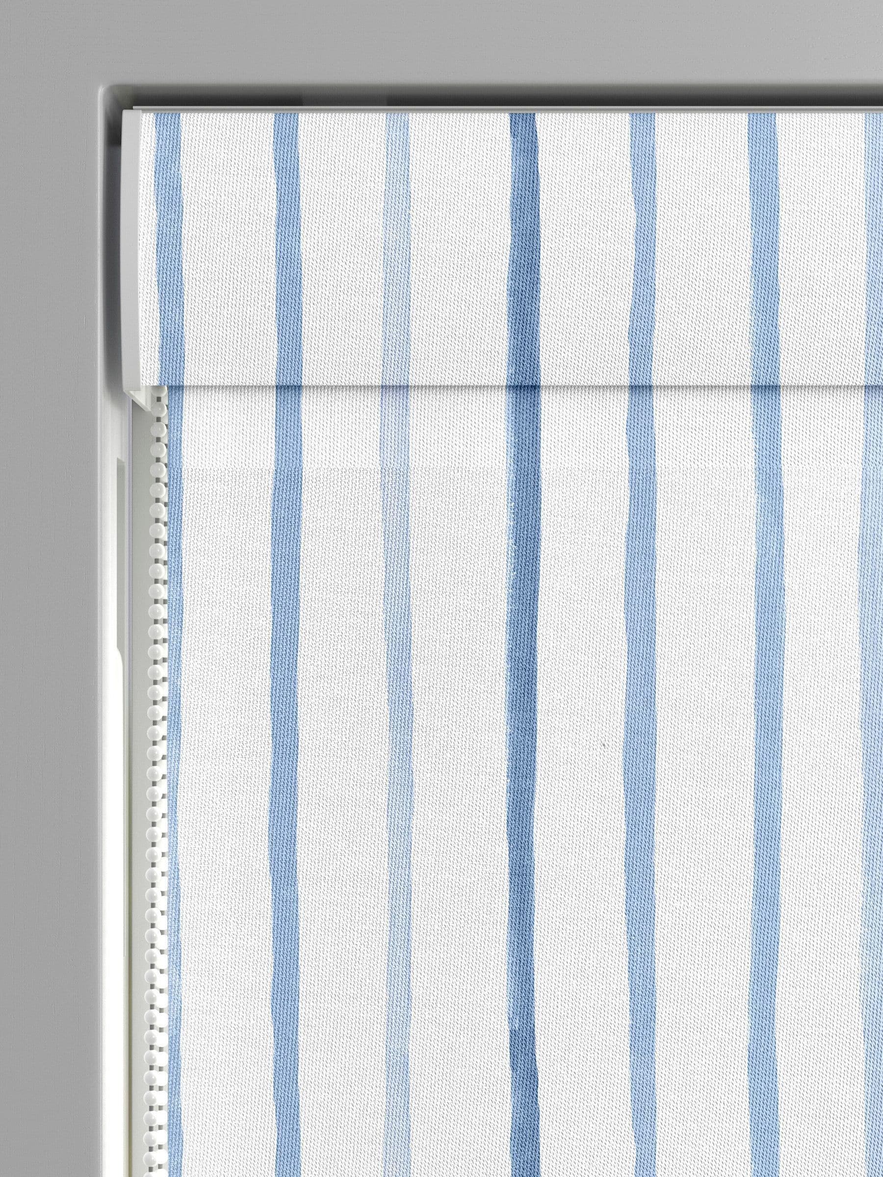 Laura Ashley Dark Seaspray Blue kids roman blind, imported from the UK
