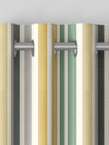 Yellow Multi Stripe made to measure curtains for kids (British brand)