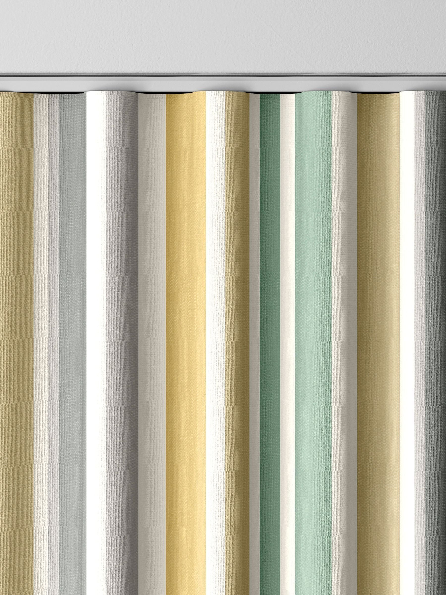 Yellow Multi Stripe made to measure curtains for kids (British brand)