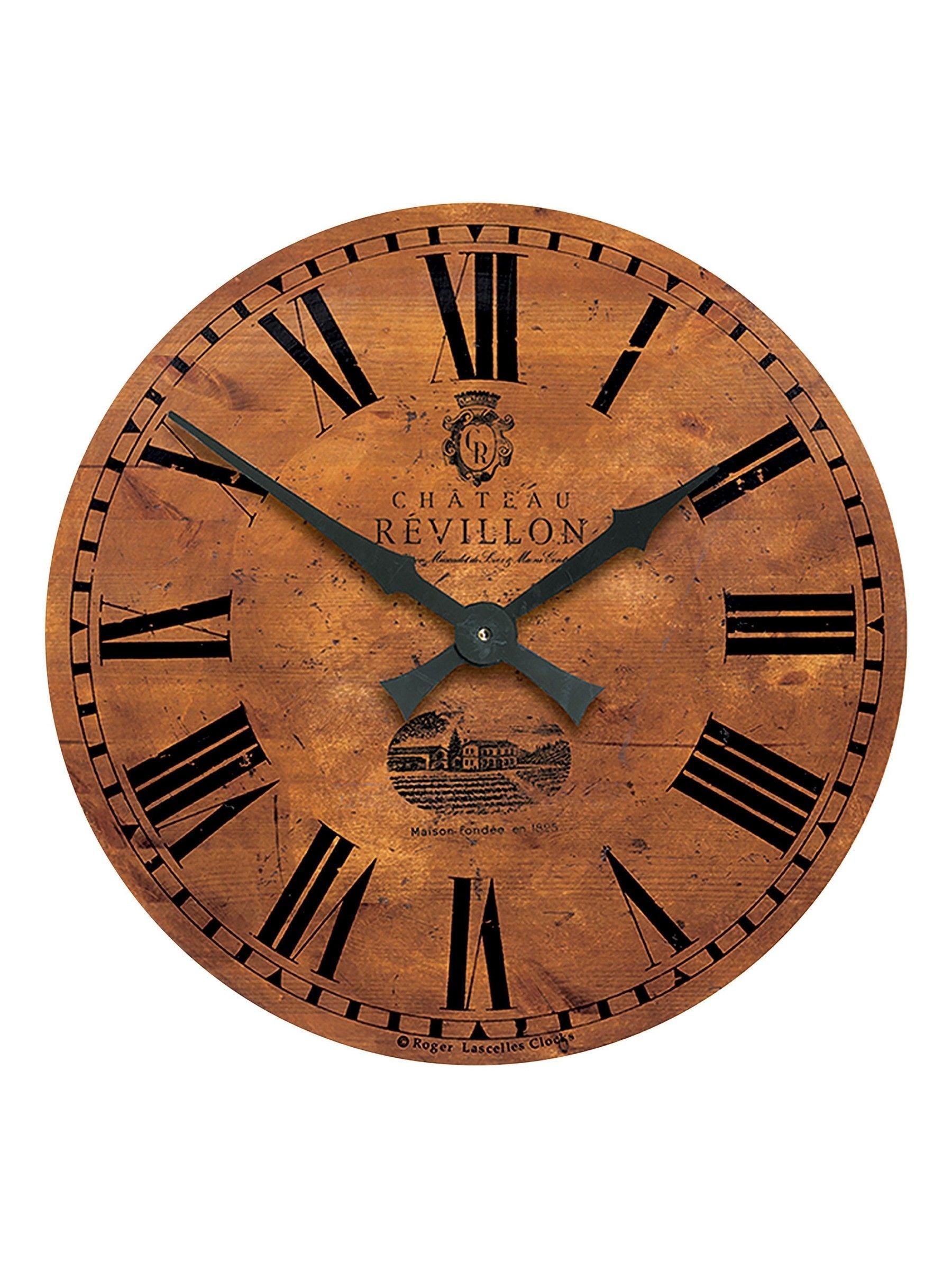 Lascelles French Wine Chateau wall clock 49.5cm - British product