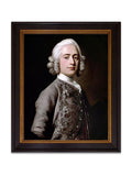 Brookpace Lascelles black portrait man framed wall art 59x49cm - British product