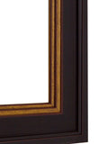 Brookpace Lascelles black portrait man framed wall art 59x49cm - British product