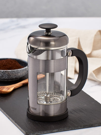 Next Judge Grey 3 Cup Glass Cafetiere- Buy online at McGrocer