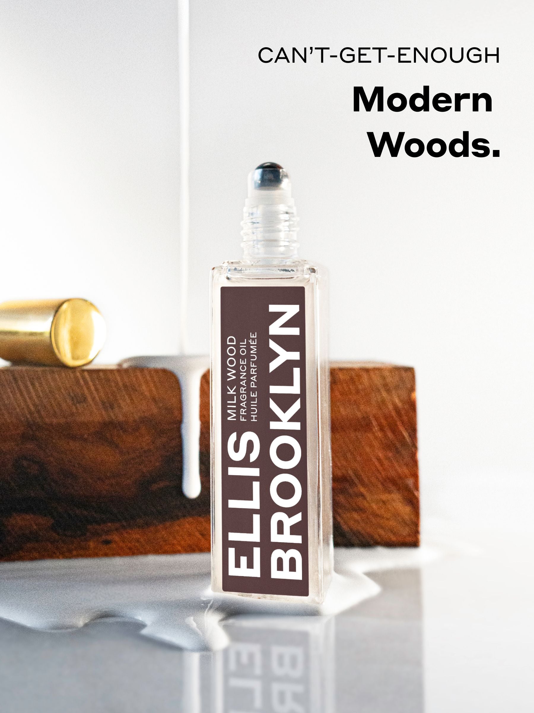 ELLIS BROOKLYN Milk Wood parfum oil rollerball 15ml - British product