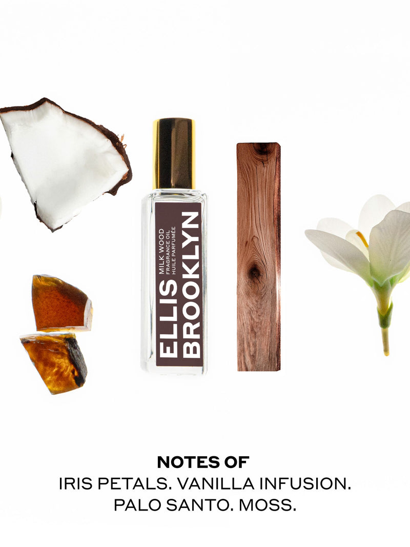 ELLIS BROOKLYN Milk Wood parfum oil rollerball 15ml - British product