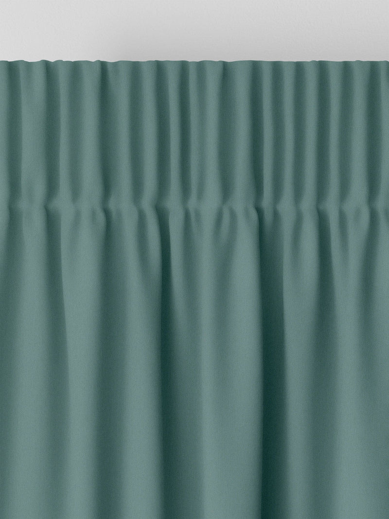 Montero Velvet teal blue made to measure curtains - British product