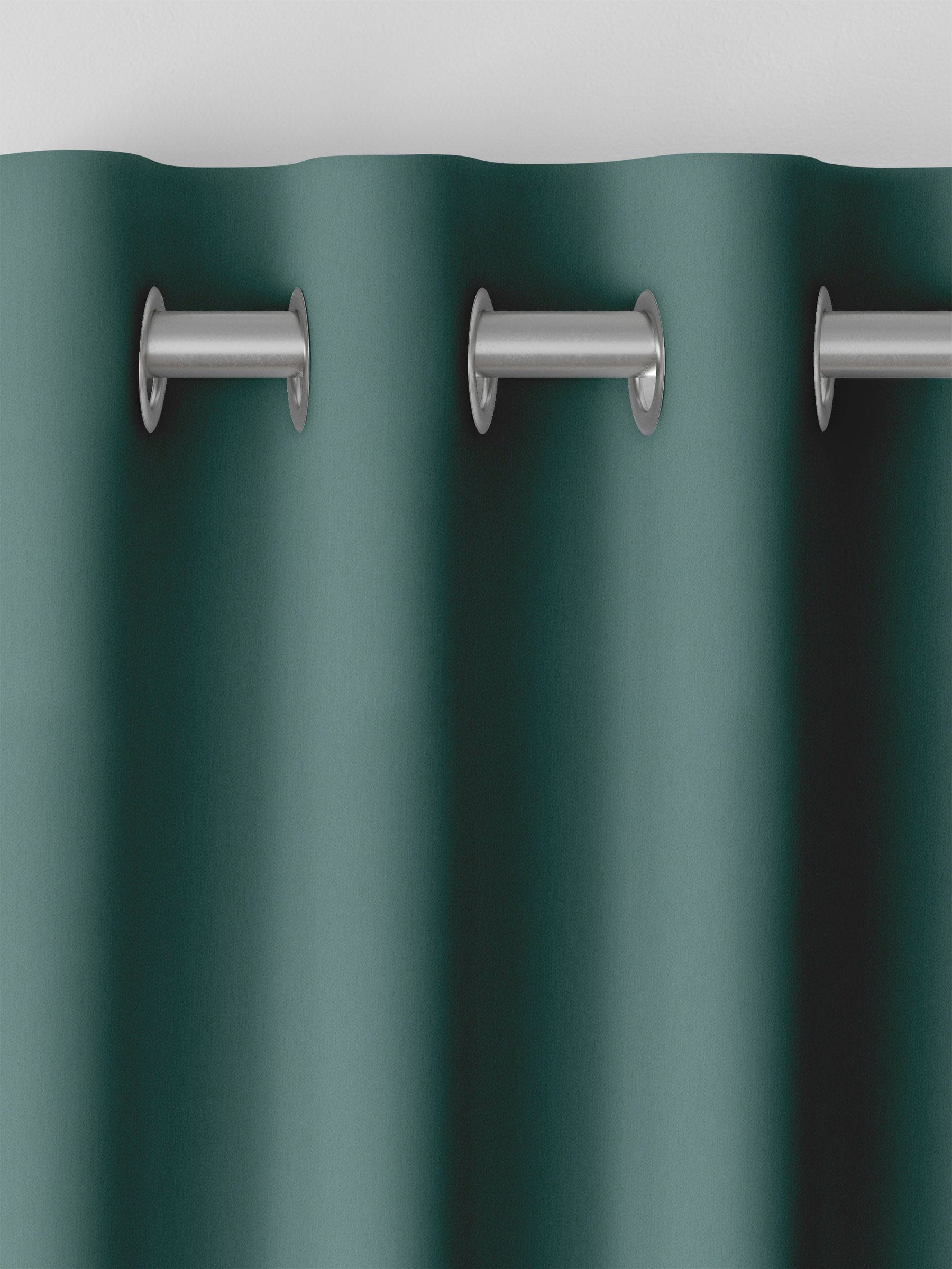 Montero Velvet teal blue made to measure curtains - British product