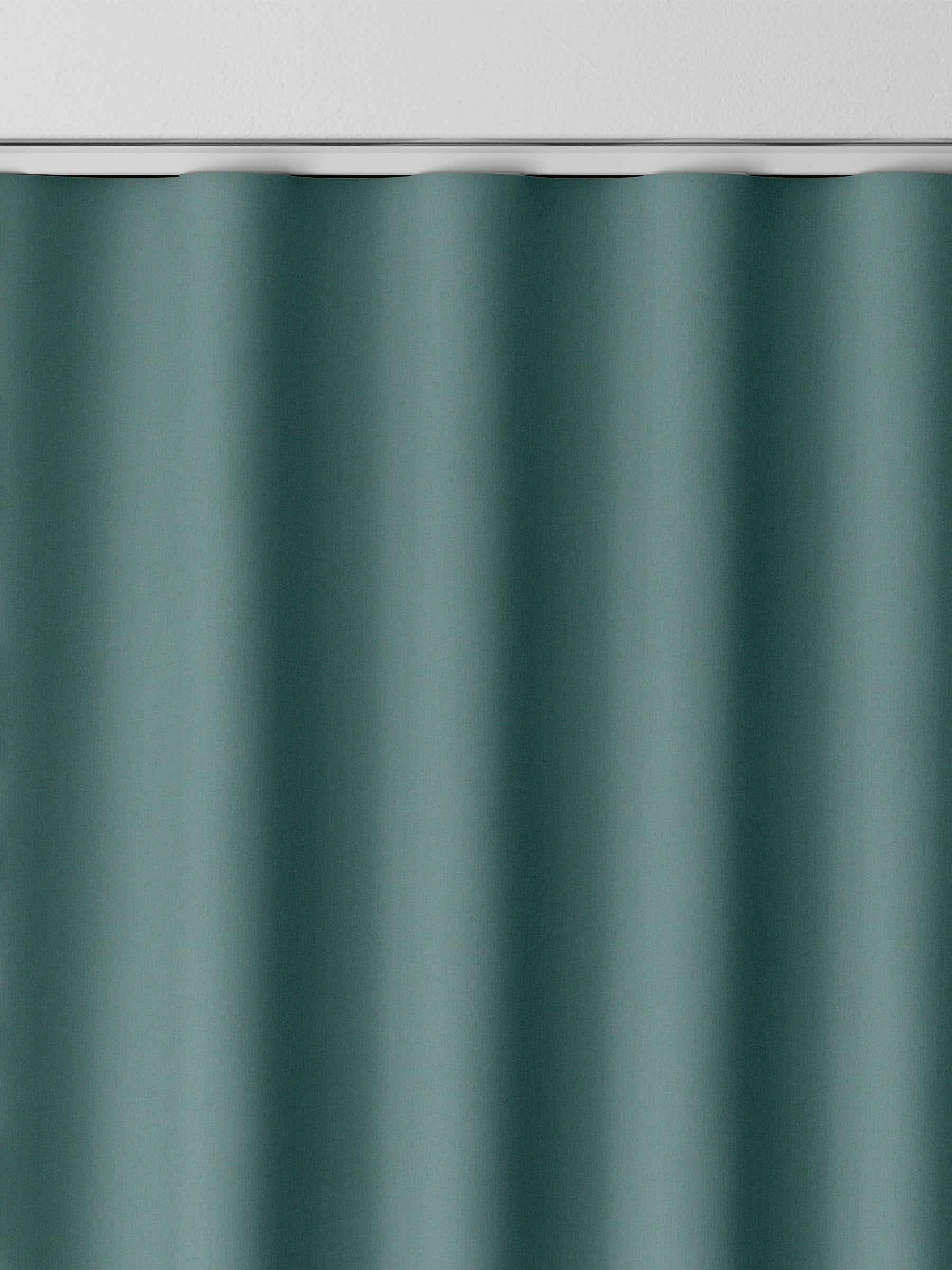 Montero Velvet teal blue made to measure curtains - British product