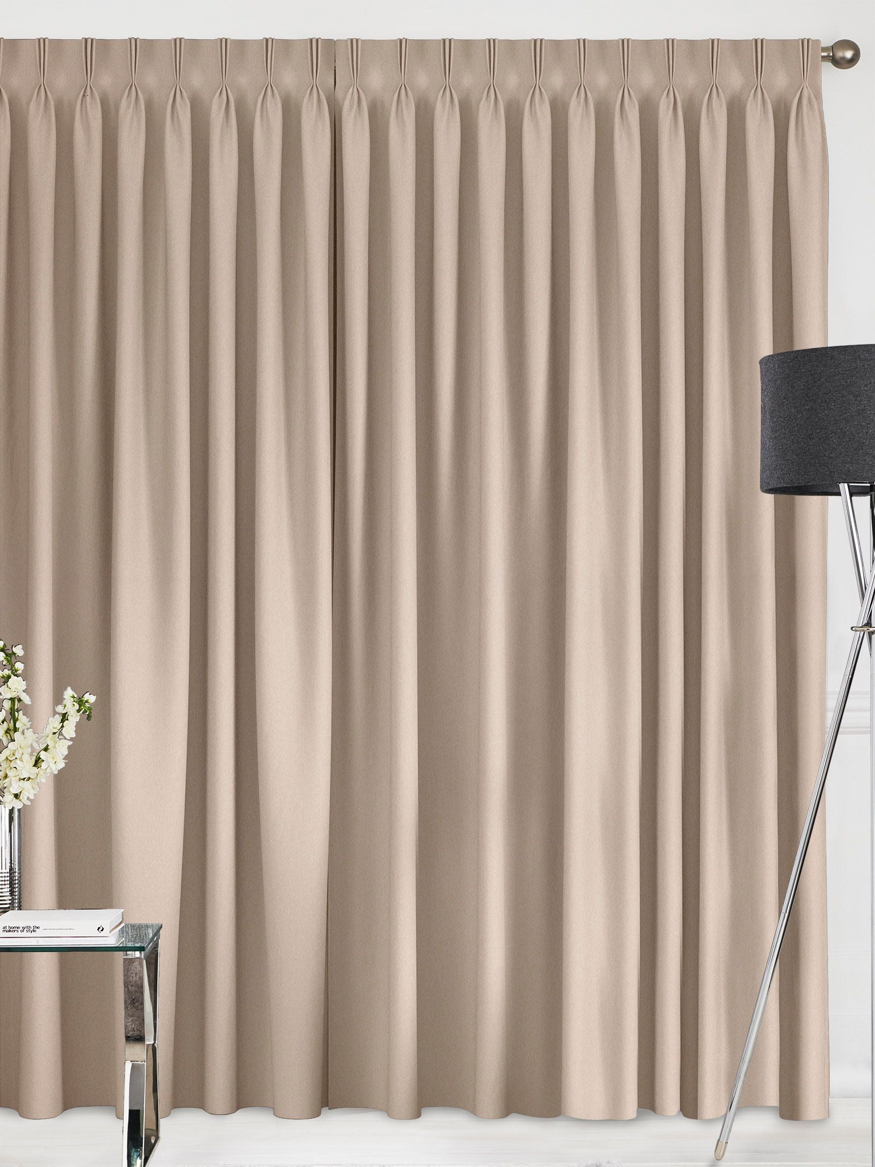 Montero Vanilla Cream velvet made to measure curtains, imported from the UK