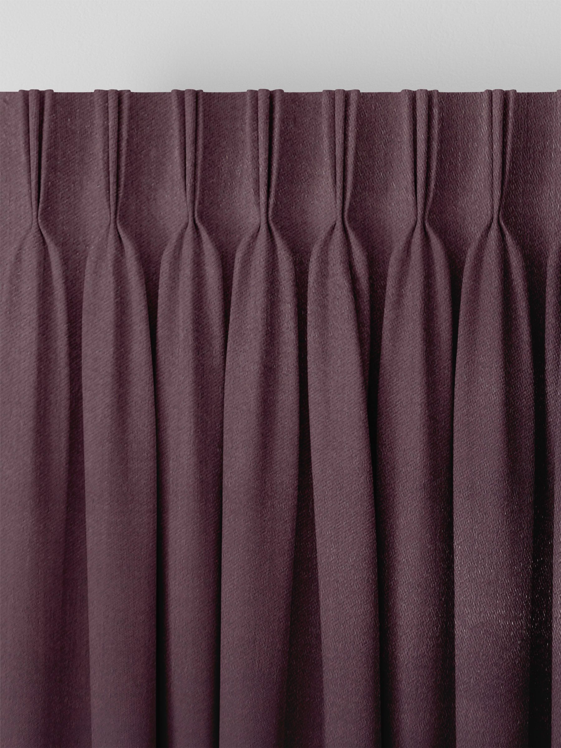 Trella grape purple curtains made to measure (British brand)