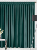 Trella peacock green made to measure curtains, imported from the UK