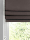 Montero Velvet roman blind in mushroom, made to measure, UK version