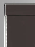 Montero Velvet roman blind in mushroom, made to measure, UK version