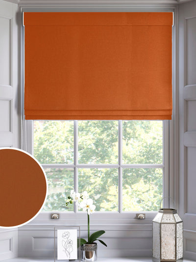 Next Nectarine Montero Velvet Made to Measure Roman Blind- Buy online at McGrocer