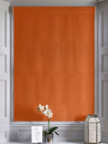 Nectarine velvet roman blind made to measure (British brand)