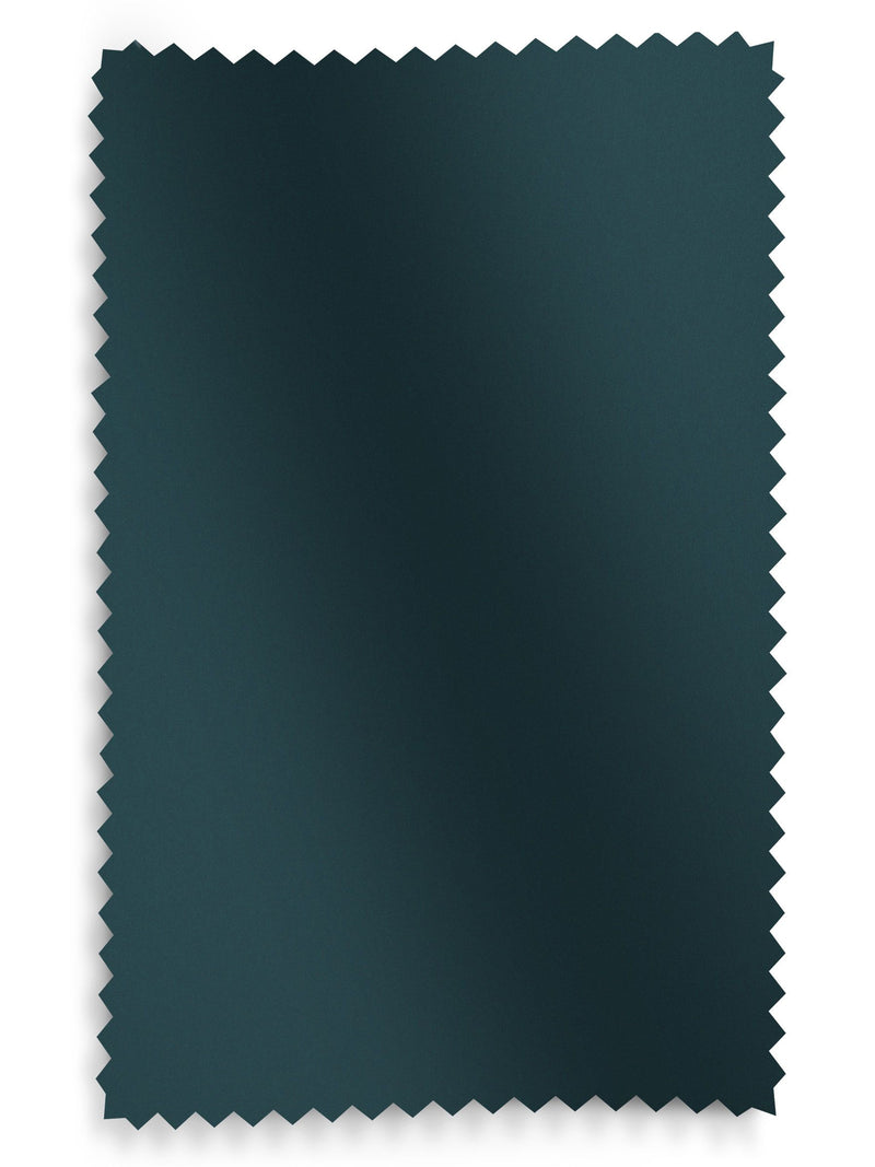 Peacock teal velvet roman blind made to measure, UK version