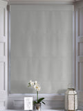 Montero velvet roman blind silver grey made to measure, imported from the UK