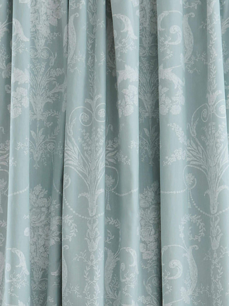 Laura Ashley duck egg Josette blackout lined eyelet curtains 112x137cm - British product