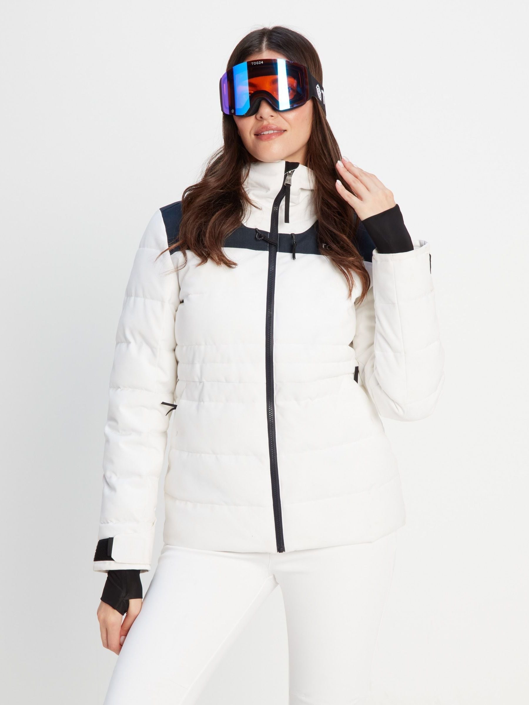 Tog 24 Blue Arosa ski goggles with Category 2 lenses, imported from the UK