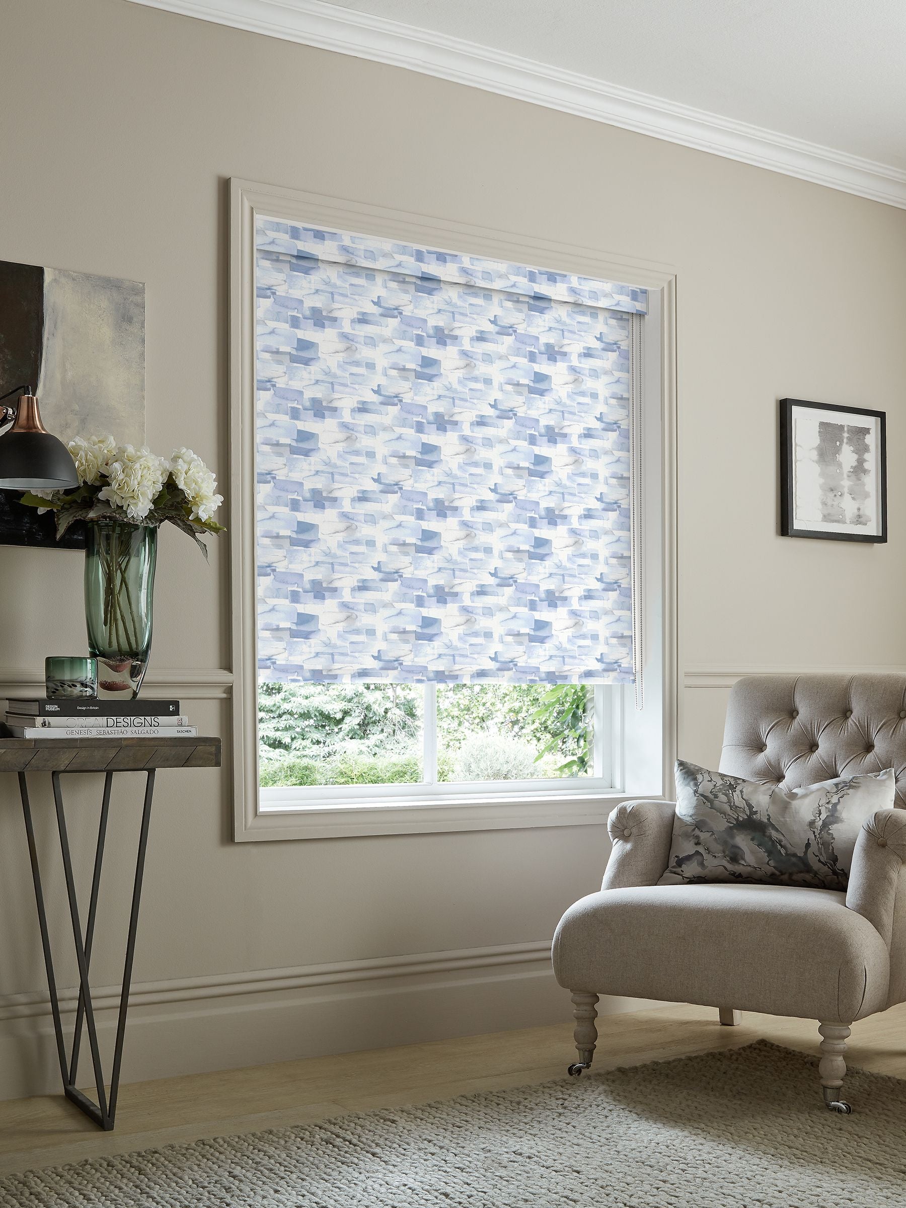 Voyage Maison Bluebell Salinas blackout roller blind, British brand