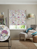 Voyage Maison Lotus purple country hedgerow roman blind, UK version