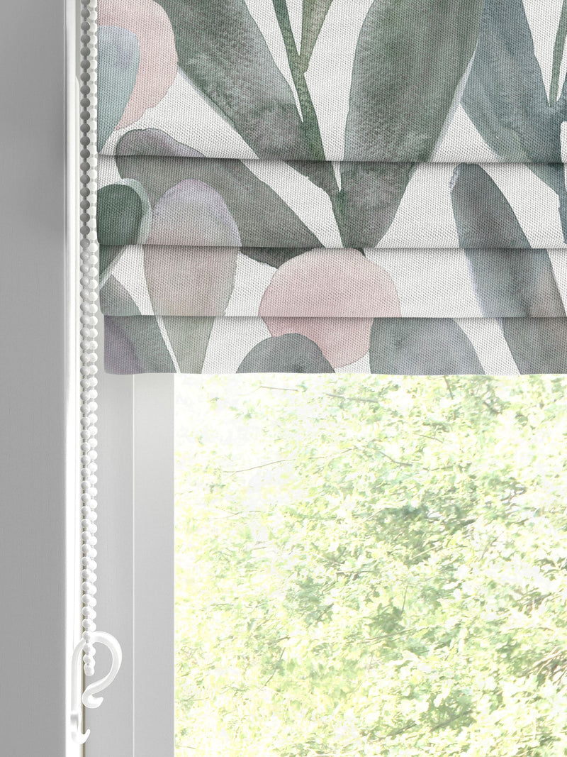 Voyage Maison Granite Grey Enso roman blind, imported from the UK