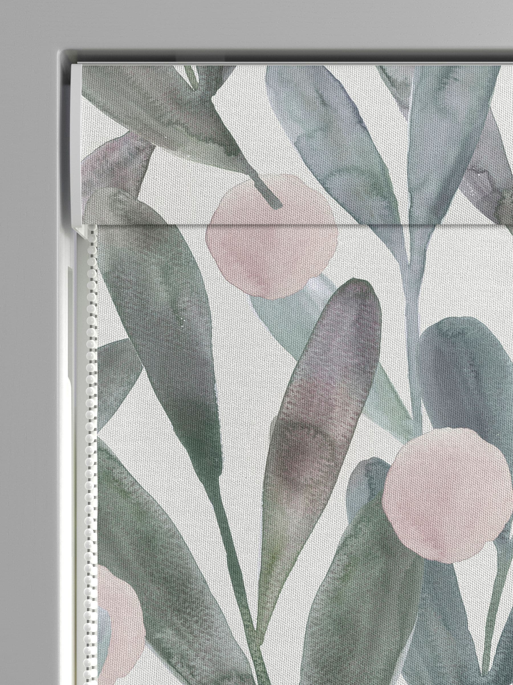 Voyage Maison Granite Grey Enso roman blind, imported from the UK